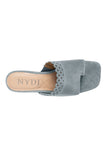 NYDJ Alanah Mule Sandals In Suede - Blue