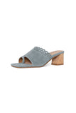 NYDJ Alanah Mule Sandals In Suede - Blue