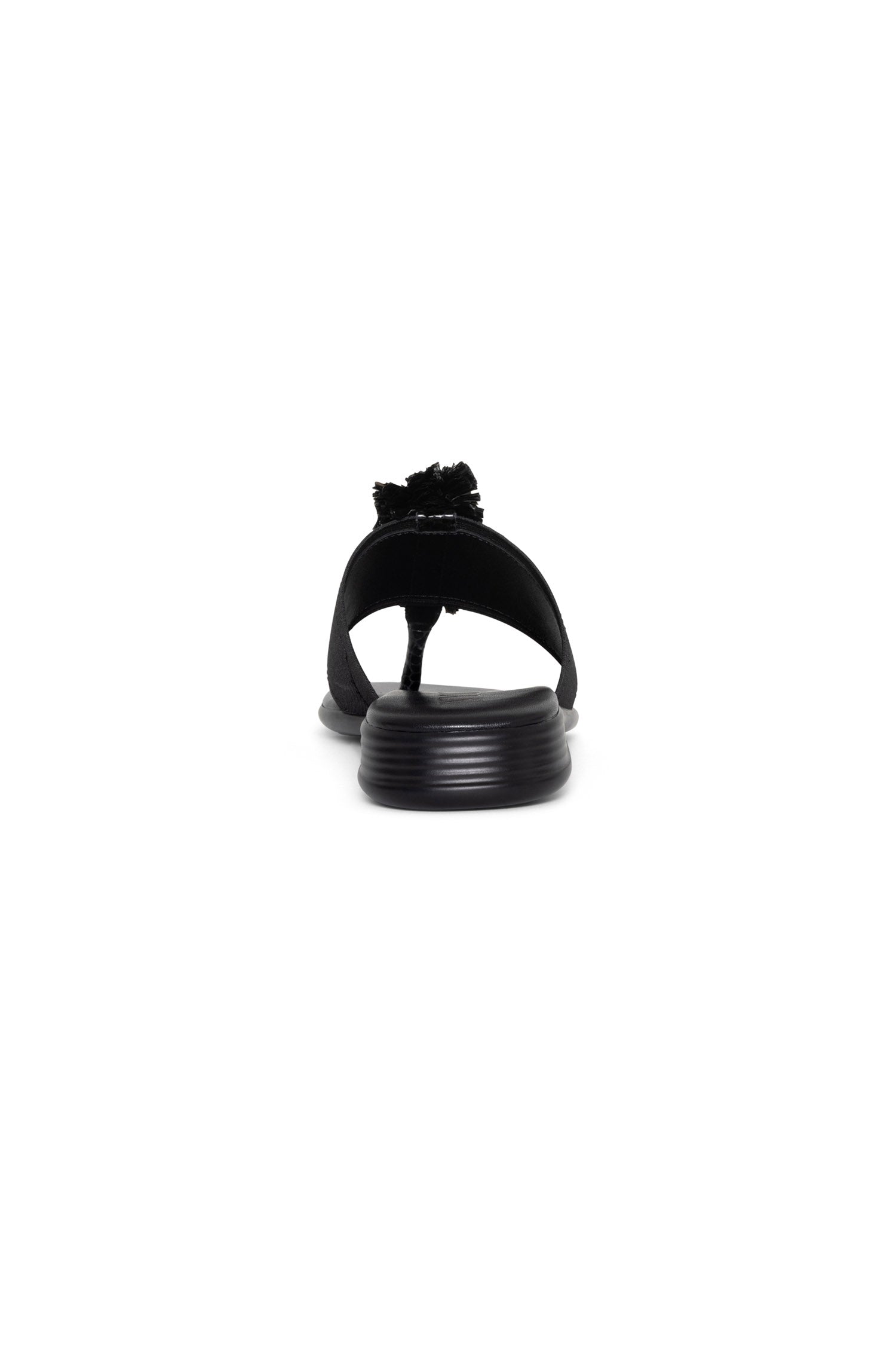 Asira Sandals In Elastic - Black Black | NYDJ