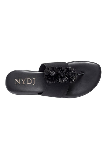 NYDJ Asira Sandals In Elastic - Black