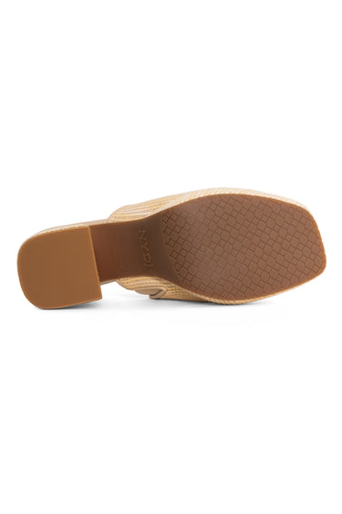 NYDJ Dewi Platform Sandals In Raffia - Natural