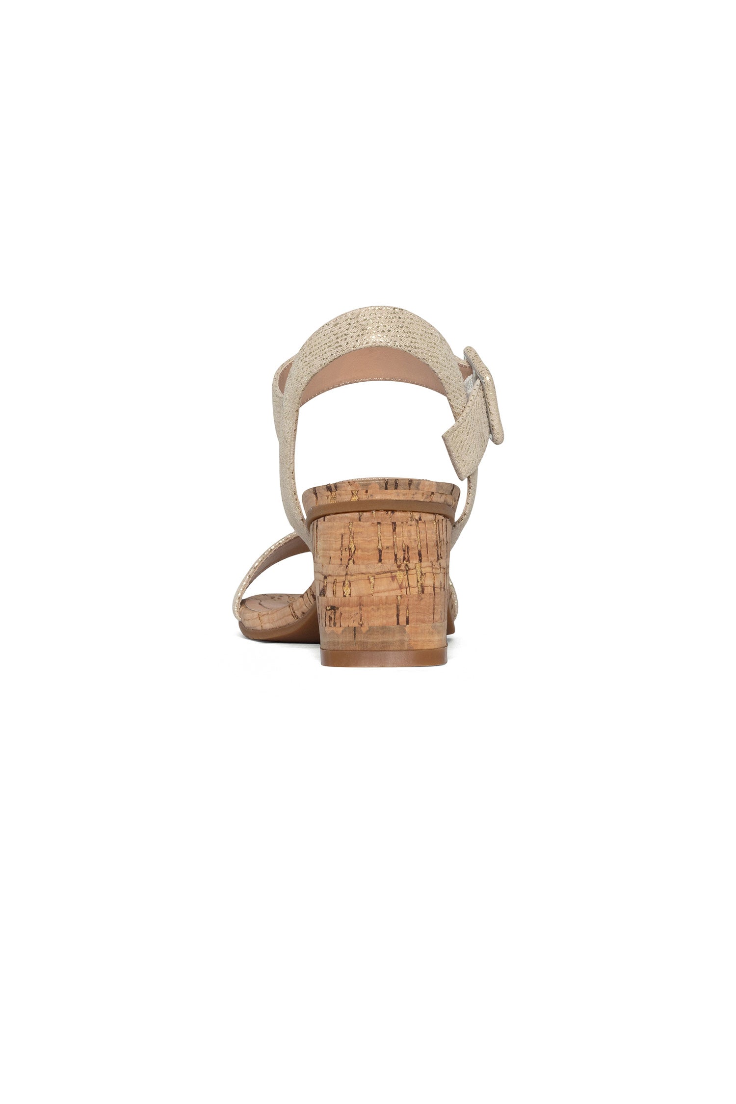 Gaiana High Heel Sandals In Metallic Nappa Leather - Gold