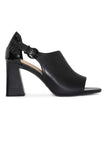 NYDJ Larlie Block Heel Sandals In Nappa Leather - Black
