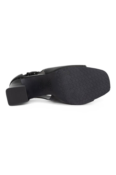 NYDJ Larlie Block Heel Sandals In Nappa Leather - Black