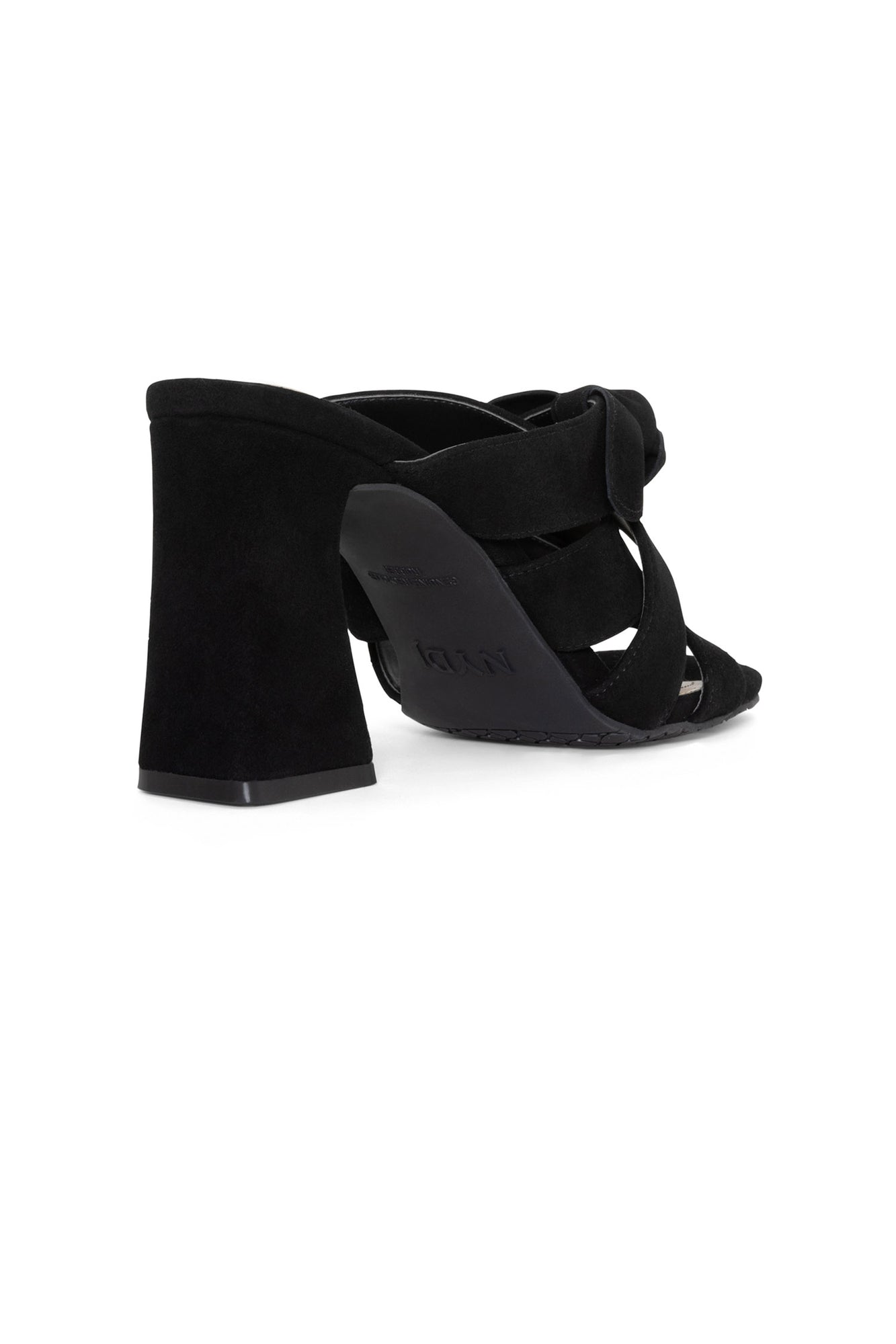 NYDJ Loreri Mule Sandals In Suede - Black