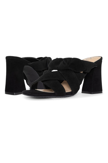 NYDJ Loreri Mule Sandals In Suede - Black