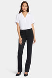 NYDJ Slim Trouser Pants In Ponte Knit - Black