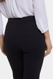 NYDJ Pull-On Slim Ankle Trouser Pants In Ponte Knit - Black