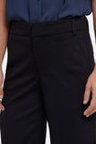 NYDJ Fiona Trouser Pants In Ponte Knit With High Rise - Black