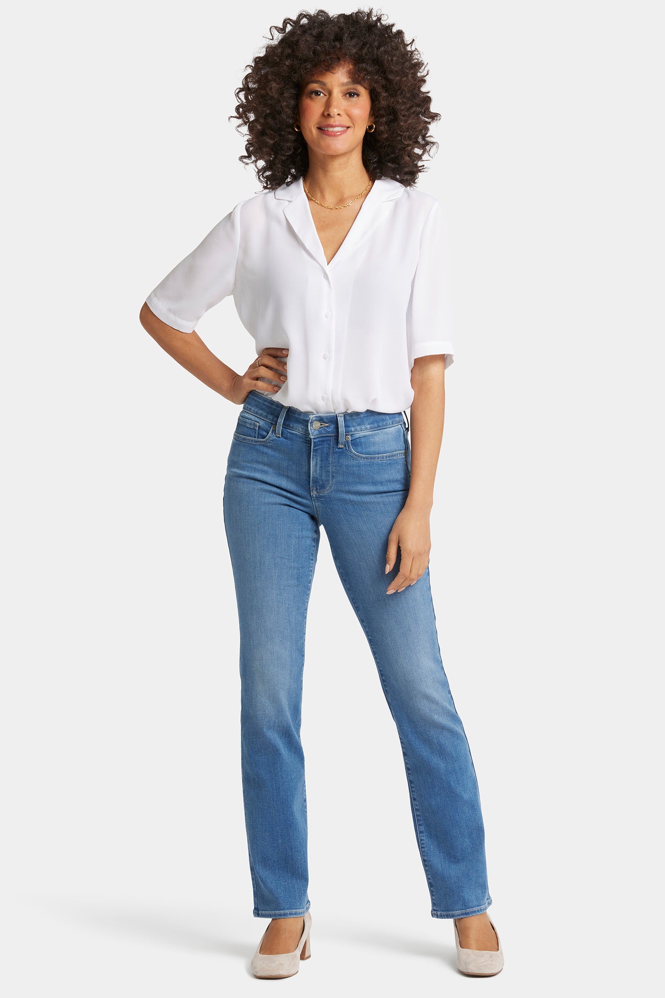NYDJ Marilyn Straight Jeans - Abliss