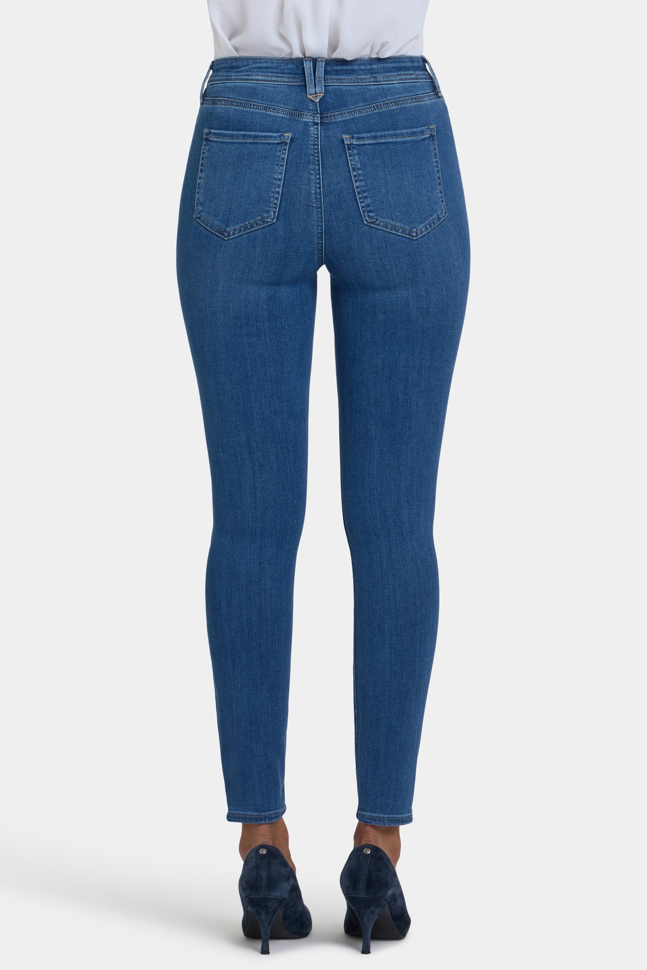 NYDJ Ami Skinny Jeans In Sure Stretch® Denim With High Rise And Double Belt Loop - Opera Blue