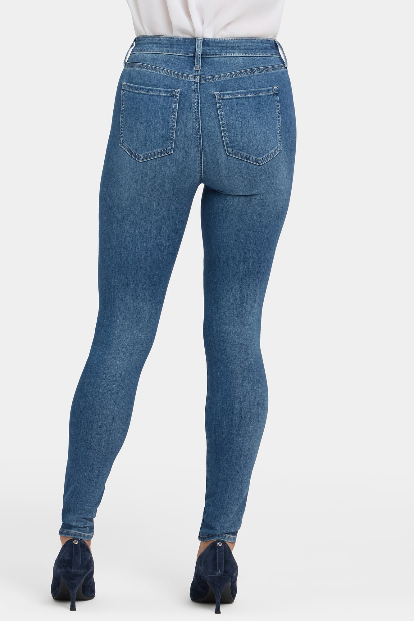 NYDJ Ami Skinny Jeans In Sure Stretch® Denim With High Rise And Contoured Seams - Lake Notre-Dame