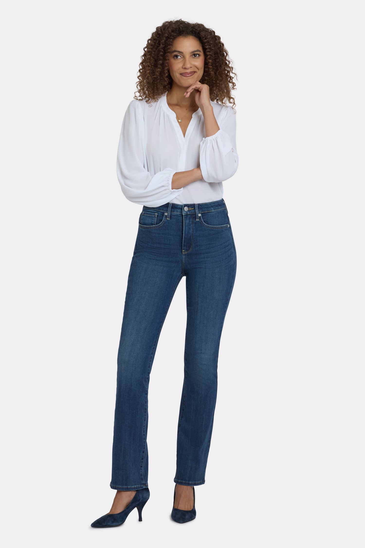 Barbara Bootcut Jeans In Sure Stretch® Denim With High Rise