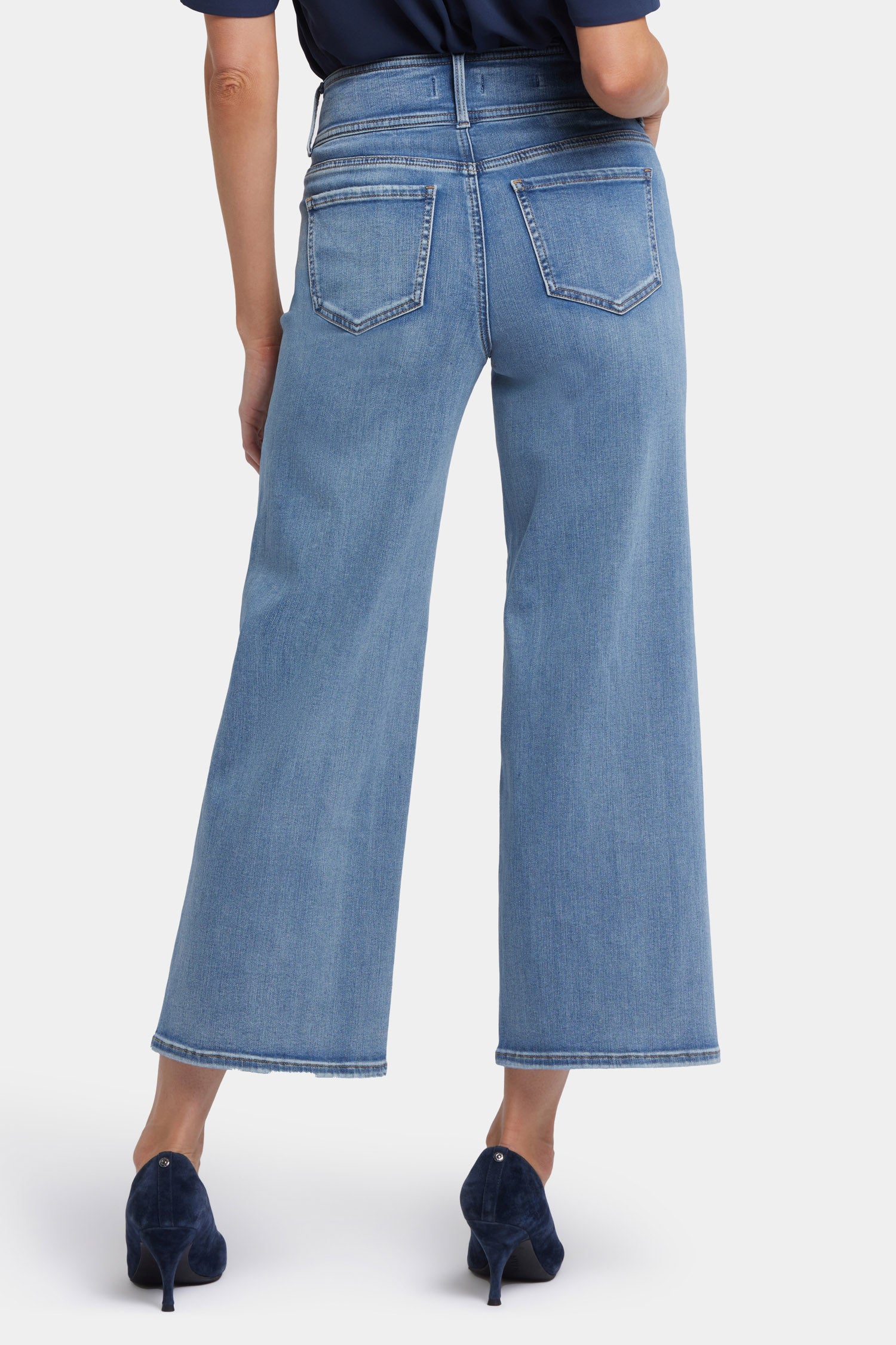 【YOURNUS】Brachio Crack Wide Denim Crush Straight Jean Blue Moon Online | Zimmermann