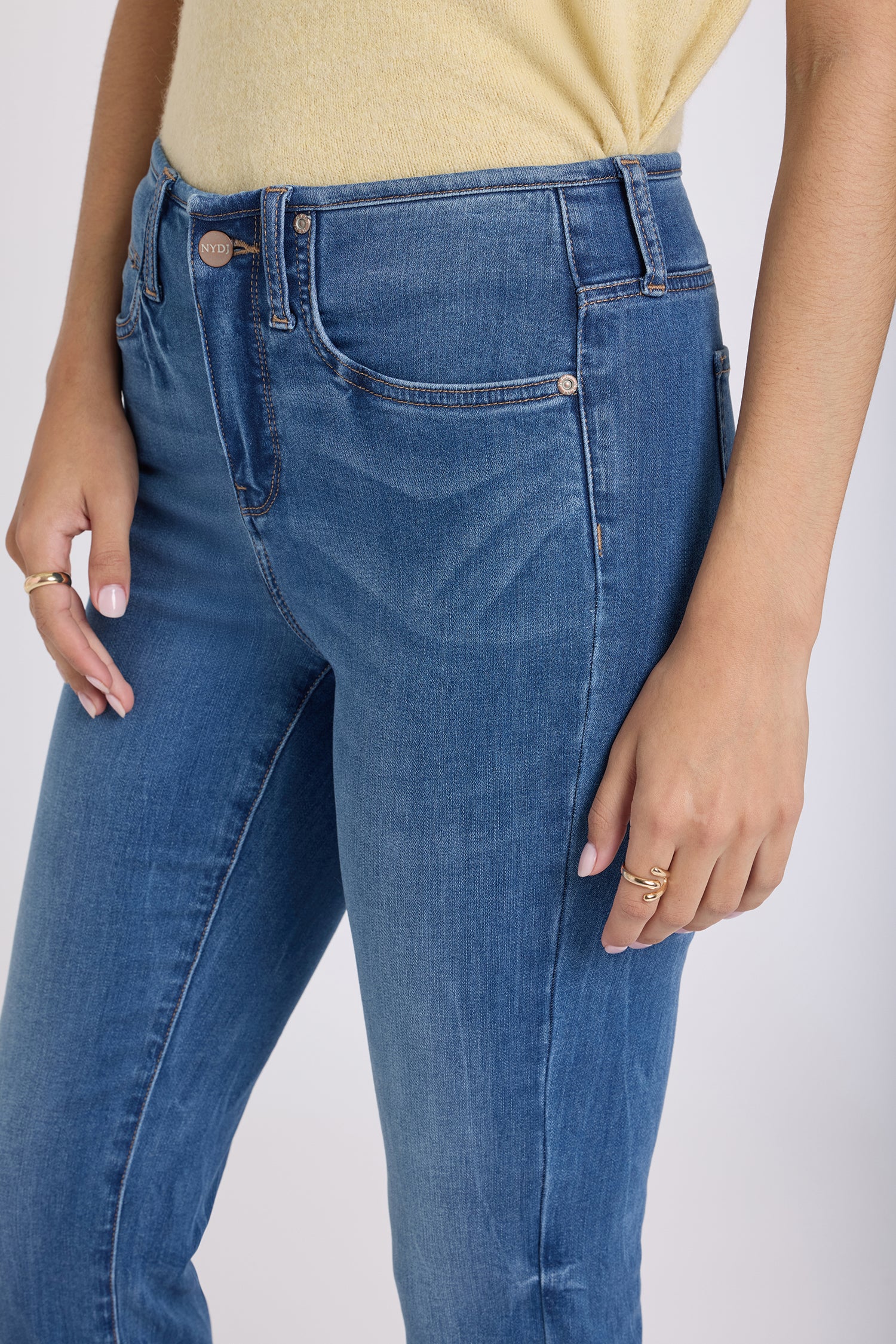 Sheri Slim Straight Ankle Jeans In Sure Stretch® Denim With Top