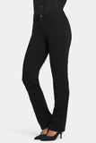 NYDJ Marilyn Straight Jeans In Sure Stretch® Denim - Black Rinse