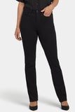 NYDJ Marilyn Straight Jeans In Sure Stretch® Denim - Black Rinse