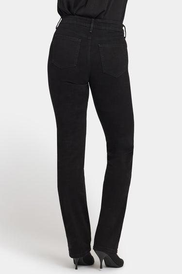 NYDJ Marilyn Straight Jeans In Sure Stretch® Denim - Black Rinse