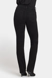 NYDJ Marilyn Straight Jeans In Sure Stretch® Denim - Black Rinse