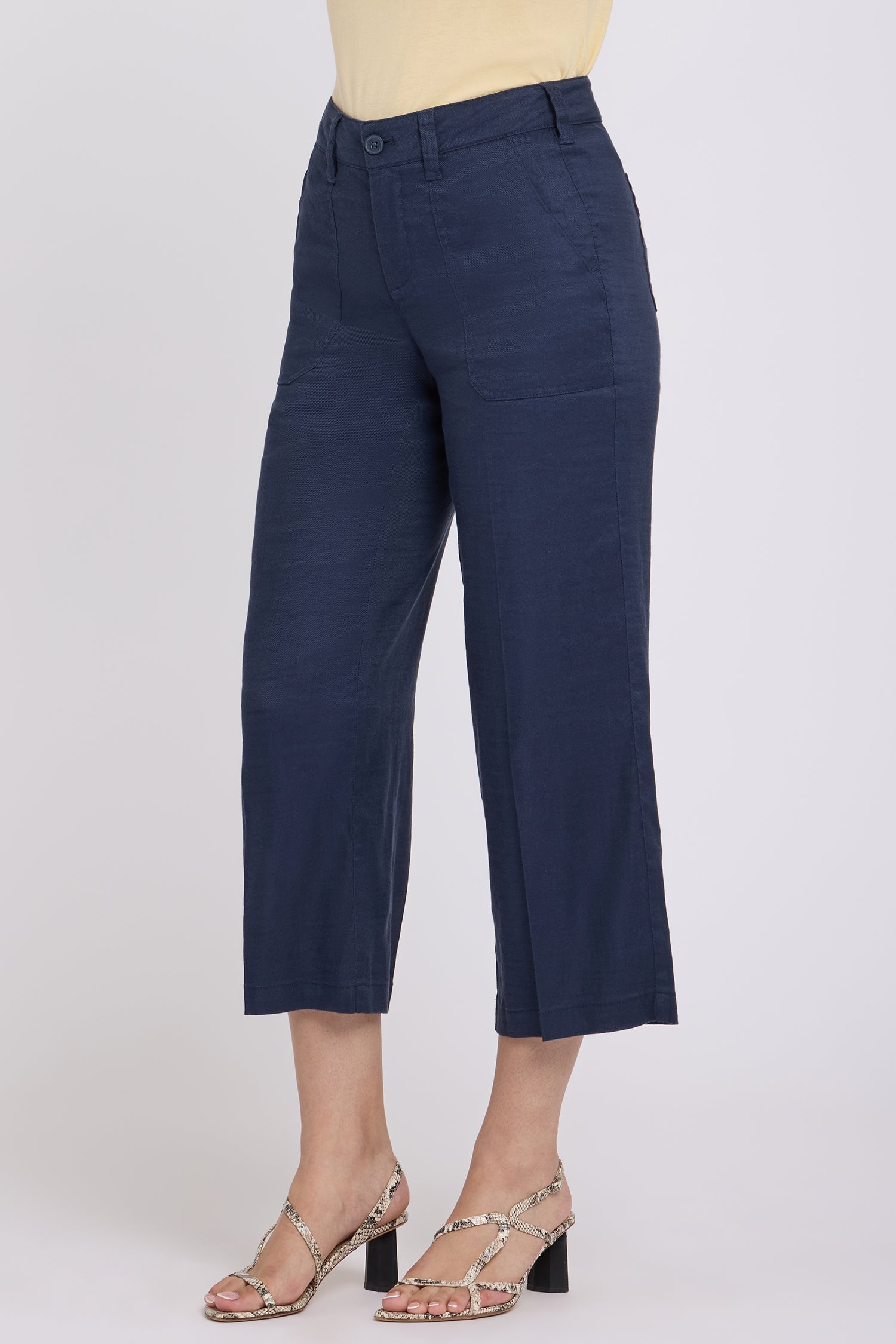 navy blue capri dress pants Capri