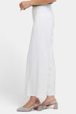 NYDJ Morgan Trouser Pants In Stretch Linen - White