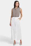NYDJ Morgan Trouser Pants In Stretch Linen - White