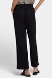 NYDJ Relaxed Drawstring Pull-On Pants In Stretch Linen - Black