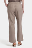 NYDJ Relaxed Drawstring Pull-On Pants In Stretch Linen - Saddlewood