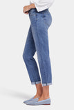 NYDJ Margot Girlfriend Jeans In Cool Embrace® Denim With Cuffs - Rockie