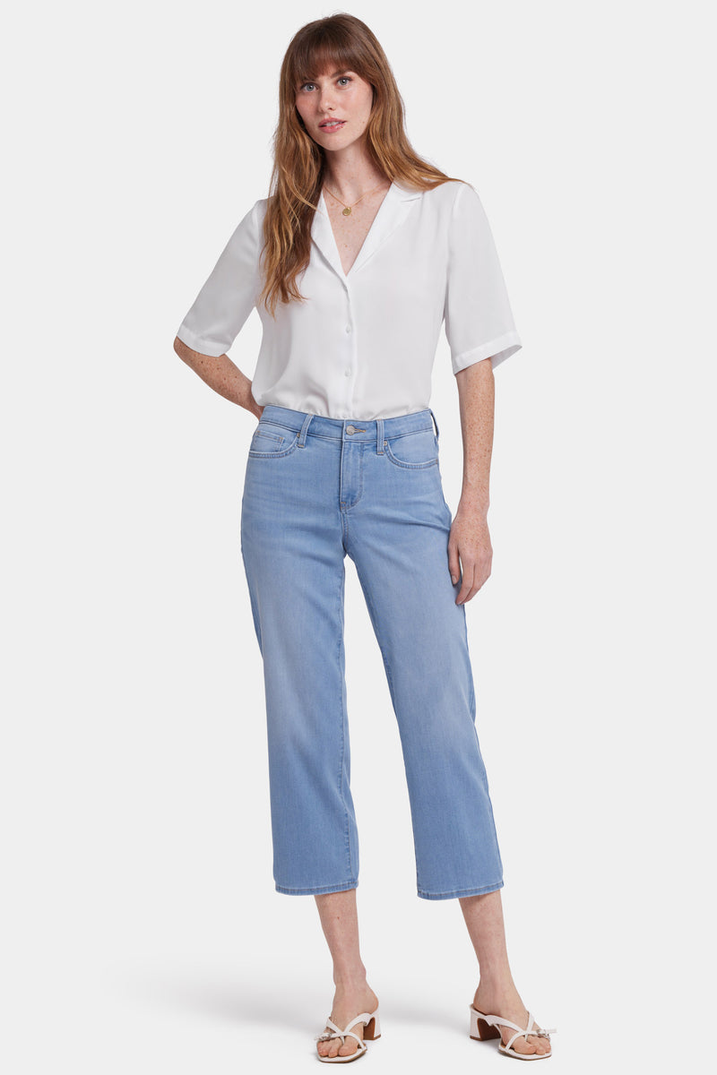 NYDJ Relaxed Piper Crop Jeans In Cool Embrace® Denim - Canary Beach