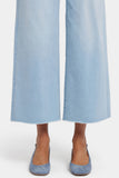 NYDJ Brodi Wide Leg Ankle Jeans In Cool Embrace® Denim With High Rise And Frayed Hems - Clear Waters