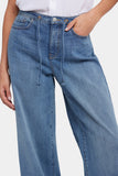 NYDJ Cindi Relaxed Wide Leg Jeans In Cool Embrace® Denim With Drawstring Waist - Majorca Bay