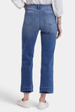 NYDJ Bailey Relaxed Straight Ankle Jeans With High Rise And 2 1/2" Hems - Bilbao Crest