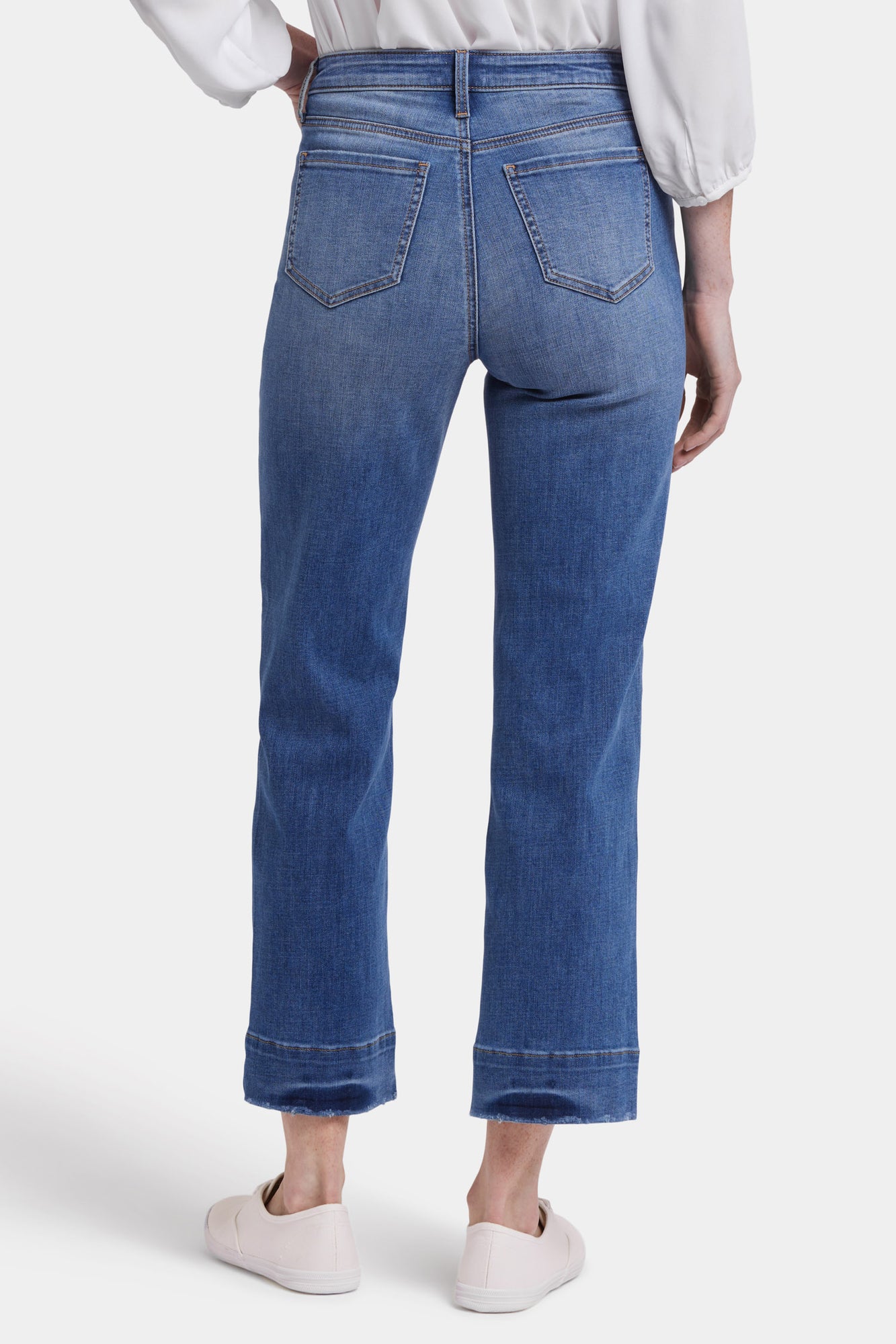 NYDJ Bailey Relaxed Straight Ankle Jeans With High Rise And 2 1/2