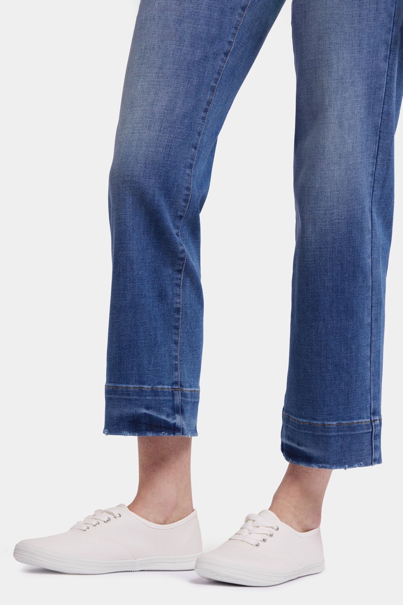 NYDJ Bailey Relaxed Straight Ankle Jeans With High Rise And 2 1/2