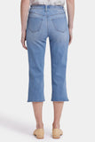 NYDJ Joni Relaxed Capri Jeans With High Rise And Side Button Plackets - Salamanca Sun