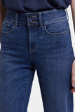 NYDJ Bailey Relaxed Straight Crop Jeans With High Rise And Roll Cuffs - Asturia Shore