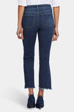 NYDJ Marilyn Straight Ankle Jeans With Raw Step Hems - Lotus Gardens