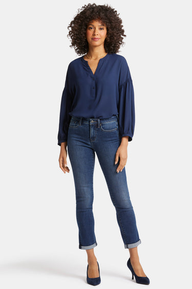 NYDJ Sheri Slim Ankle Jeans With Roll Cuffs - Wellspring