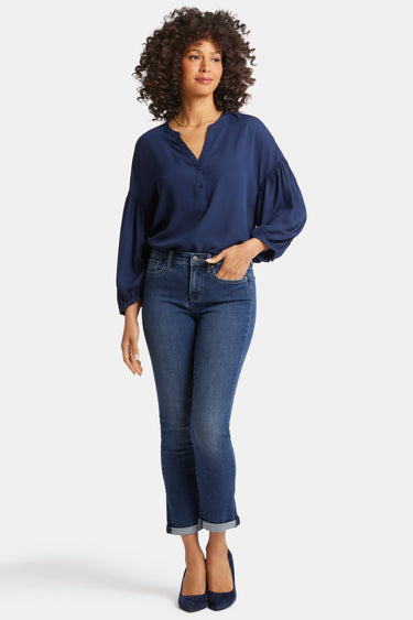 NYDJ Sheri Slim Ankle Jeans With Roll Cuffs - Wellspring