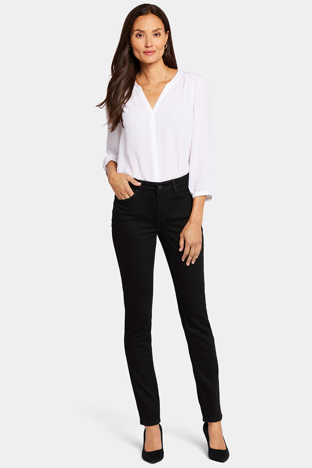 NYDJ Alina Legging Jeans - Black