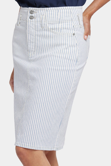 NYDJ High Waist Skirt - Palencia Stripe