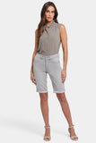 NYDJ Briella 11 Inch Denim Shorts With Roll Cuffs - Grenada Mist