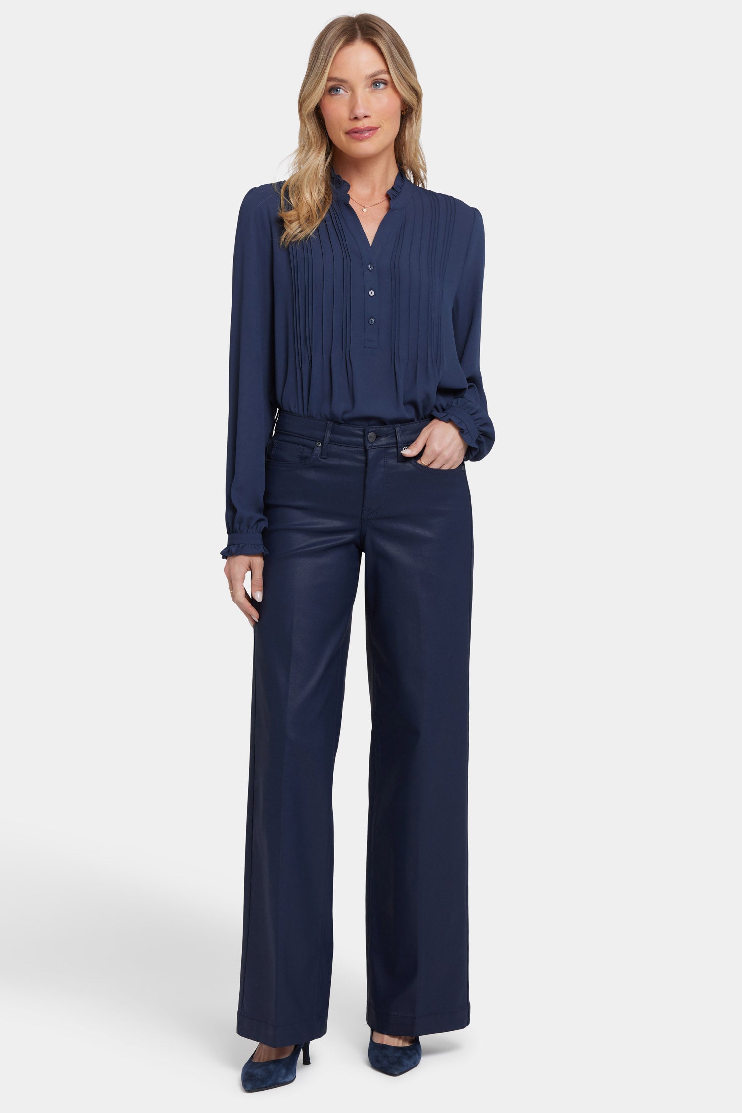 マタニティ anuke / Reha. / Tuck Wide Pants 38 anuke(アンヌーク) Reha. Tuck Wide Pants ☆25秋冬 25秋冬