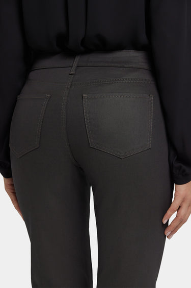 NYDJ Coated Marilyn Straight Jeans - Vintage Barnwood Coated