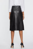 NYDJ Faux Leather A-Line Skirt Sculpt-Her™ Collection - Black