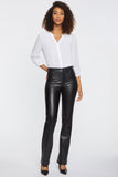 NYDJ Faux Leather Marilyn Straight Pants Sculpt-Her™ Collection - Black