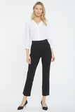 NYDJ Pull-On Straight Crop Pants Sculpt-Her™ Collection - Black
