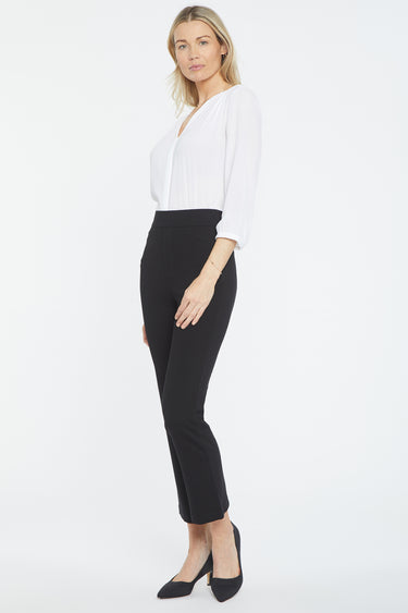 NYDJ Pull-On Straight Crop Pants Sculpt-Her™ Collection - Black