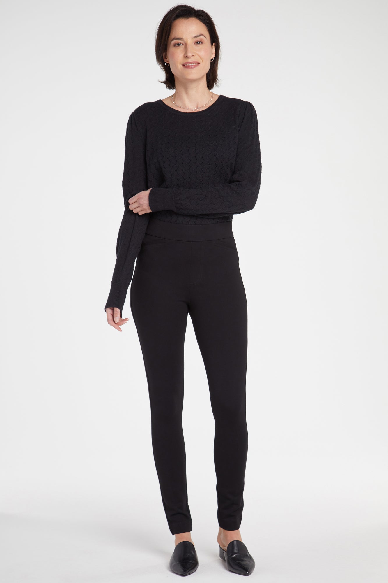 NYDJ Pull-On Legging Pants Sculpt-Her™ Collection - Black